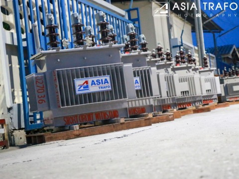 Selling electrical transformers under the name "ASIA TRAFO"